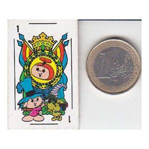 Mini baraja infantil comica troquelada 40 cartas naipe miniatura comico divertida juego jugar liliput 11