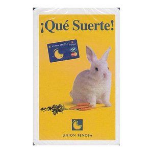 Union Fenosa baraja española Fournier que suerte 50 cartas Naipes Heraclio tarjeta credico publicitaria 11