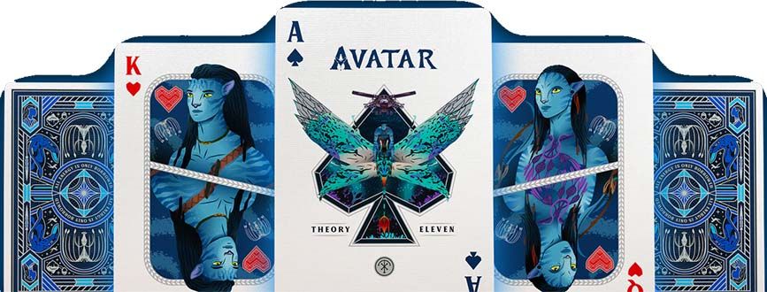 Avatar playing cards Theory11 poker deck eye eywa film movie cinema 0850080856109 baraja cartas cine pelicula 2 3 3D banner