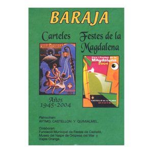 Baraja Carteles Festes de la Magdalena Castellon Fournier Fiestas Castello Naipes Heraclio poker español española 11