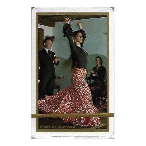 Bridge Corral de la Moreria Fournier Fournier baraja cartas poker Baile flamenco arte sevillanas andaluza Andalucia reverso 11