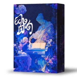 Echo fashion playing cards TCC poker deck magic lenticular printing technology blue baraja cartas magia 11