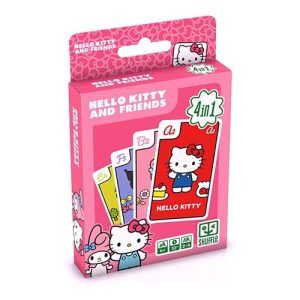 Hello Kitty and Friends Shuffle Cartamundi 5411068871399 4 in 1 game games Fournier playion cards juego cartas naipe 11