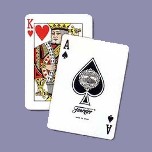 Baraja Nobel Jueves Fournier poker compañia Revista Naipes Heraclio cartas naipe especial 12