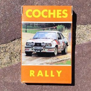 Coches Rally baraja Fournier 1984 infantil cartas cuartetos fichas tecnicas caracteristicas coche carreras motor Naipes Heraclio 11