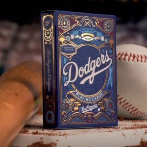 Dodgers playing cards Theory11 poker deck 0850080856116 LOs Angeles baseball stadium New York major league MLB LA premium 11