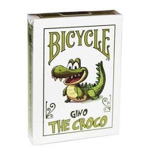 Gino The Croco Bicycle playing cards poker deck Magical project 3617201546601 USPCC animal collection cocodrilo 11