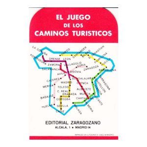 Juego Caminos turisticos editorial zaragozano litografia gaez red carreteras España rutas vías viajar vacaciones 11