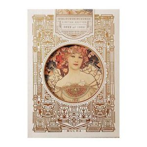 Mucha playing cards by 52 musee special edition alfons maria tcc poker deck limited numbered art nouveau modernisat baraja cartas 11