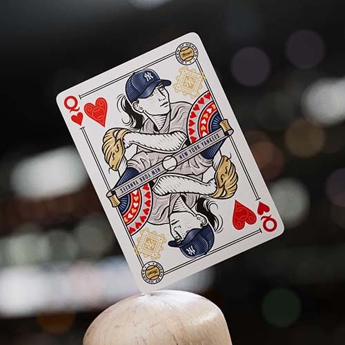 New York Yankees playing cards Theory11 poker deck baseball stadium Amrican league MLB 0850065968872 premium 13