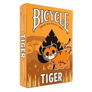 Tiger Bicycle playing cards poker deck 0073854099391 Ellusionist USPCC tigre animal magic baraja cartas 11
