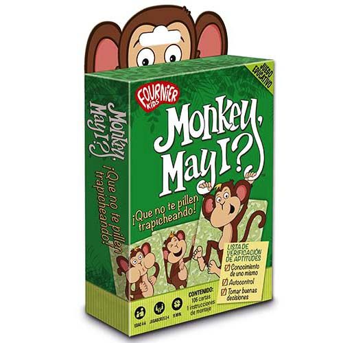 Monkey May I Fournier juego educativo cartas aptitudes 8420707451707 didactivo aprender monos simon dice baraja 11