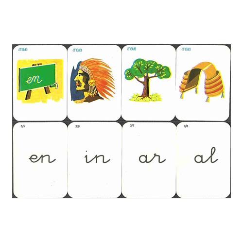 Barajita 3 Anaya Sistema Palau foto silabico silabas baraja cartas aprender sistema palabras didactico didactica juego naipe 12