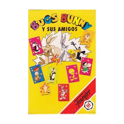 Bugs Bunny y sus amigos 1993 Fournier baraja 33 cartas Warner Bros 8420707016449 Naipes Heraclio dibujos animados 11