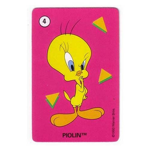 Bugs Bunny y sus amigos 1993 Fournier baraja 33 cartas Warner Bros 8420707016449 Naipes Heraclio dibujos animados 12
