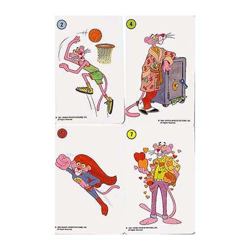 La Pantera Rosa 1991 Fournier Naipes Heraclio Pink panther baraja juego cartas historia historieta serie nostalgia 8420707013349 12