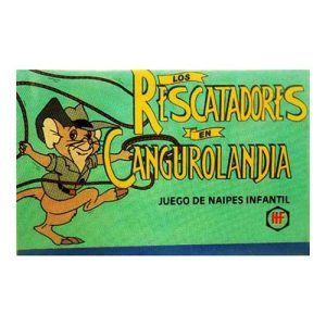 Los Rescatadores En Cangurolandia 1991 Fournier 8420707013905 Disney 33 cartas baraja naipe nostalgia serie dibujos animados 11