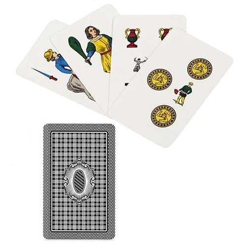 Siciiane plstificate Dal Negro 8001097100477 Italy carte da giuoco Treviso Teodomiro Sicilia Italia baraja cartas 12