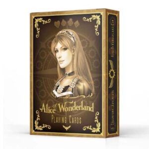 Alice of Wonderland playing cards Cartamundi Gold edition steampunk adventure poker deck magic tale tricks 11