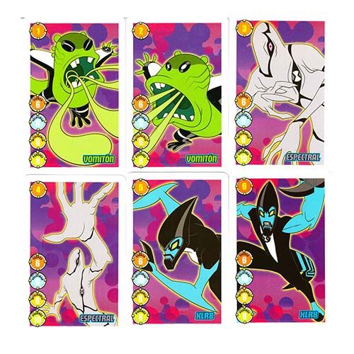 Ben 10 2008 baraja Fournier Cartoon Network juego de cartas infantil 8420707381899 32 cartas cuartetos serie television 13