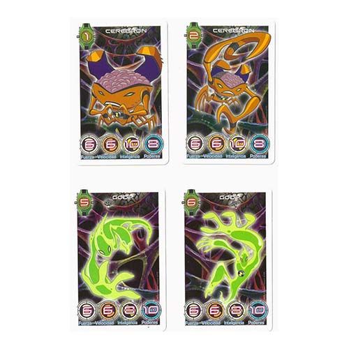 Ben 10 Alien Force 2008 Fournier baraja 32 cartas cartoon network 8420707413439 juego jogo serie television 13