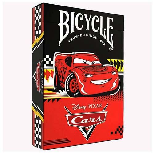 Cars Disney Pixar Bicycle palying cards poker deck 0073854099544 Rayo Mcqueenfilm cinema cine car movie 11