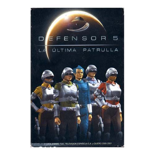 Defensor 5 2000 baraja Fournier la ultima patrulla 8420707260170 33 cartas crea anima2 TVE serie television tv juego 11