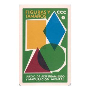 Figuras y Tamaños juego 1972 Fournier baraja cartas adiestramiento maduracion mental ccc 1 educadores profesores 11
