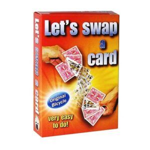 Lets swap a card Bicycle trick magic poker deck playing cards tricks easy to do instructions original magician 11