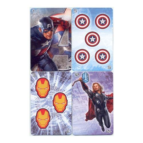 Los Vengadores Marvel Mercedes-Benz Fournier 40 cartas Naipes Heraclio baraja super heroes Capitan America Hulk 12