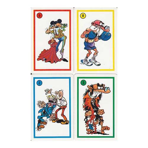 Mortadelo y Filemon 1995 baraja Fournier Ibañez ediciones BRB 8420707018054 32 cartas juego naipe comic 12