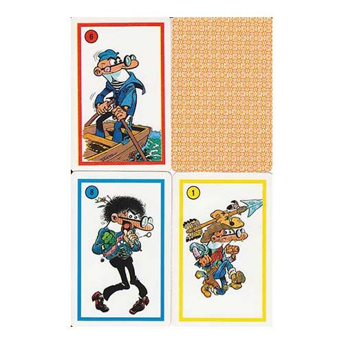 Mortadelo y Filemon 1995 baraja Fournier Ibañez ediciones BRB 8420707018054 32 cartas juego naipe comic 13