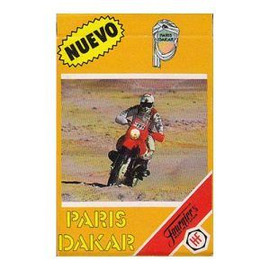Paris Dakar 1988 baraja Fournier Naipes Heraclio 33 cartas rally carreras pilotos carrera desierto serie nostalgia coleccionar 11