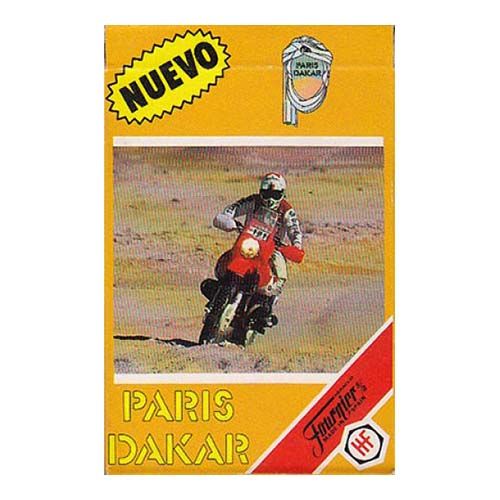 Paris Dakar 1988 baraja Fournier Naipes Heraclio 33 cartas rally carreras pilotos carrera desierto serie nostalgia coleccionar 11
