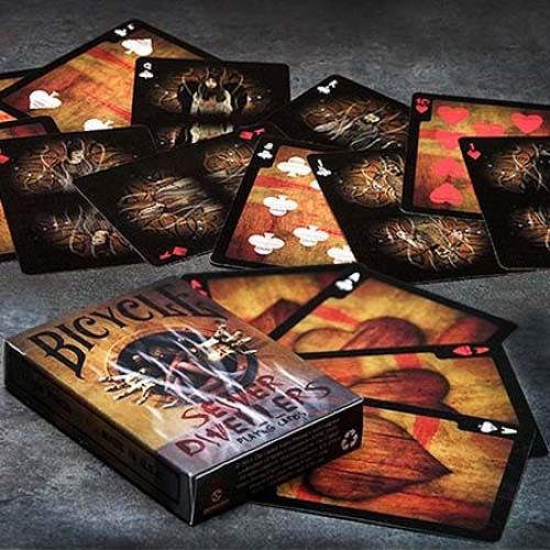 Sewer Dwellers Bicycle playing cards poker deck limited edition 2500 decks collectable USPCC gaff magic tricks homeless 11