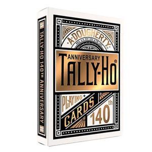 Tally-Ho 140th Anniversary Metaluxe playing cards poker deck 0073854100080 USPCC Metalluxe special Tally Ho 11