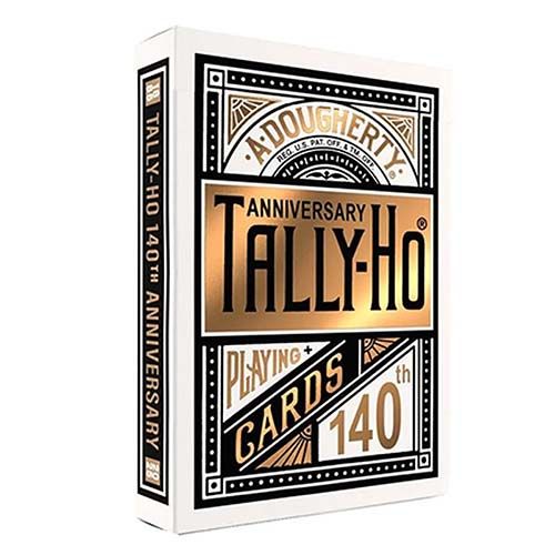 Tally-Ho 140th Anniversary Metaluxe playing cards poker deck 0073854100080 USPCC Metalluxe special Tally Ho 11