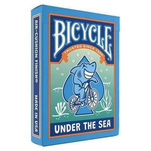 Under the Sea Bicycle playing cards poker deck 0073854099513 shark ocean USPCC sea magic baraja cartas naipe 11