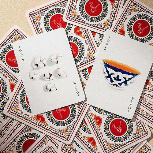 Vertiga Central Asia Edition Playing Cards Uzbekistan poker deck Suzani Aesthetics culture 13