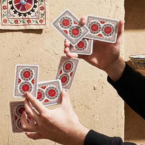 Vertiga Central Asia Edition Playing Cards Uzbekistan poker deck Suzani Aesthetics culture 14