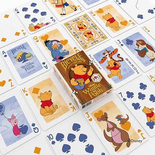 Winnie the Pooh Disney bicycle playing cards 100 years poker deck 0073854100141 USPCC classic collection 13
