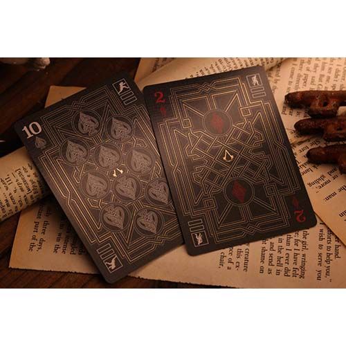 Assasins Creed legacy V2 playing cards black hidden blade edition poker deck series room one Ubisoft Desmond miles 13