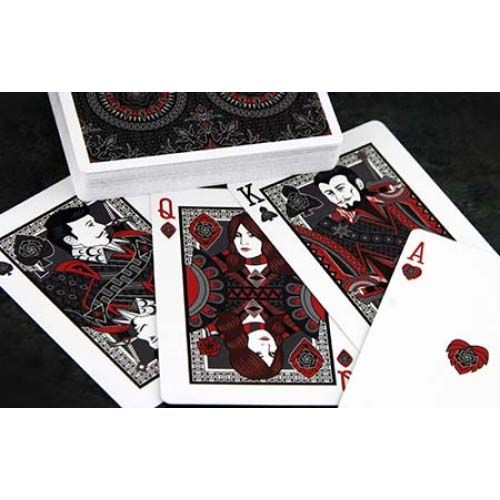 Black Rose Bicycle playing cards - Imagen 2
