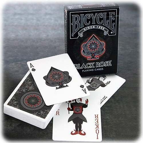 Black Rose Bicycle playing cards - Imagen 3