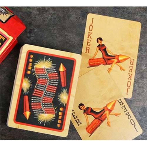 Firecrackers bicycle playing cards poker deck lady luck USPCC 0676774740437 party game collection 12