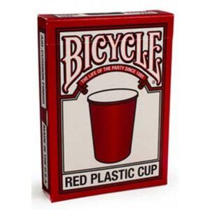 Red party cup Bicycle playing cards