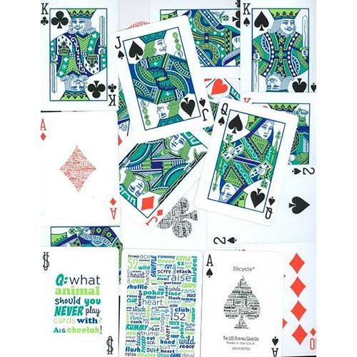Table Talk Bicycle playing cards Blue - Imagen 2