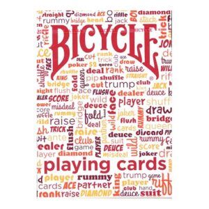 Table Talk Bicycle playing cards Red