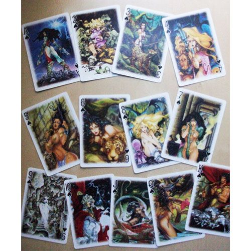 The art of Azpiri Vega Koveck Altuna Fournier feliz baraja cartas poker playing cards ilustradores magic 8420707350666 14