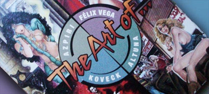 The art of Azpiri Vega Koveck Altuna Fournier feliz baraja cartas poker playing cards ilustradores magic 8420707350666 banner
